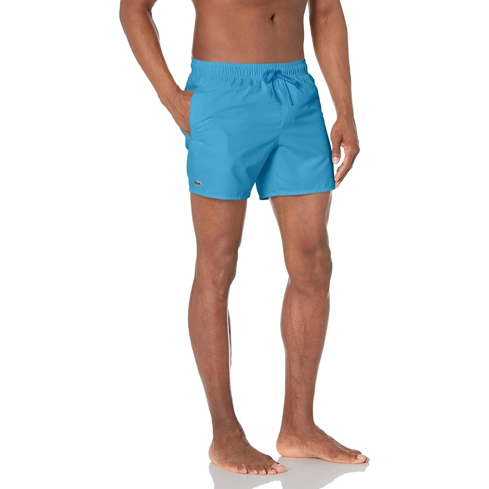 image:imageLacoste Mens QuickDry Swim Shorts 55EtherealNavy Blue