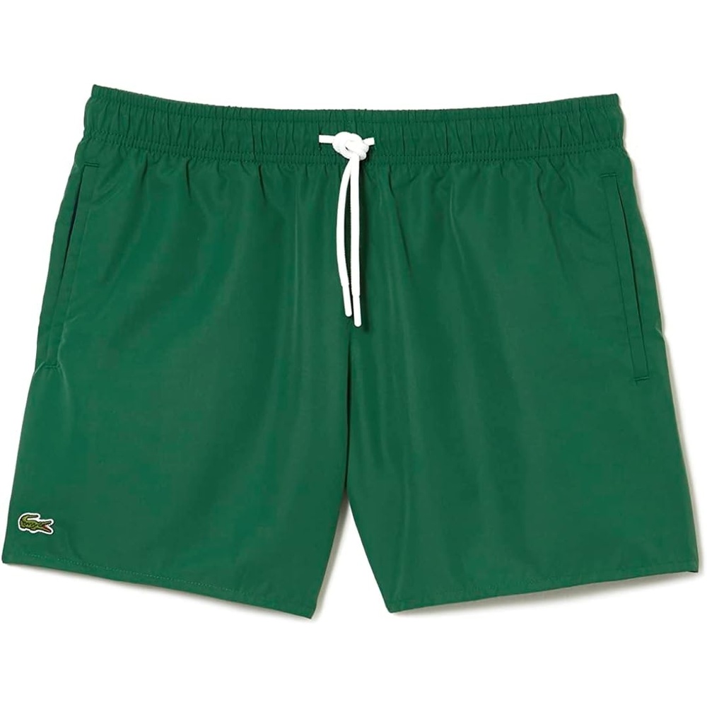 image:imageLacoste Mens QuickDry Swim Shorts 55GreenNavy