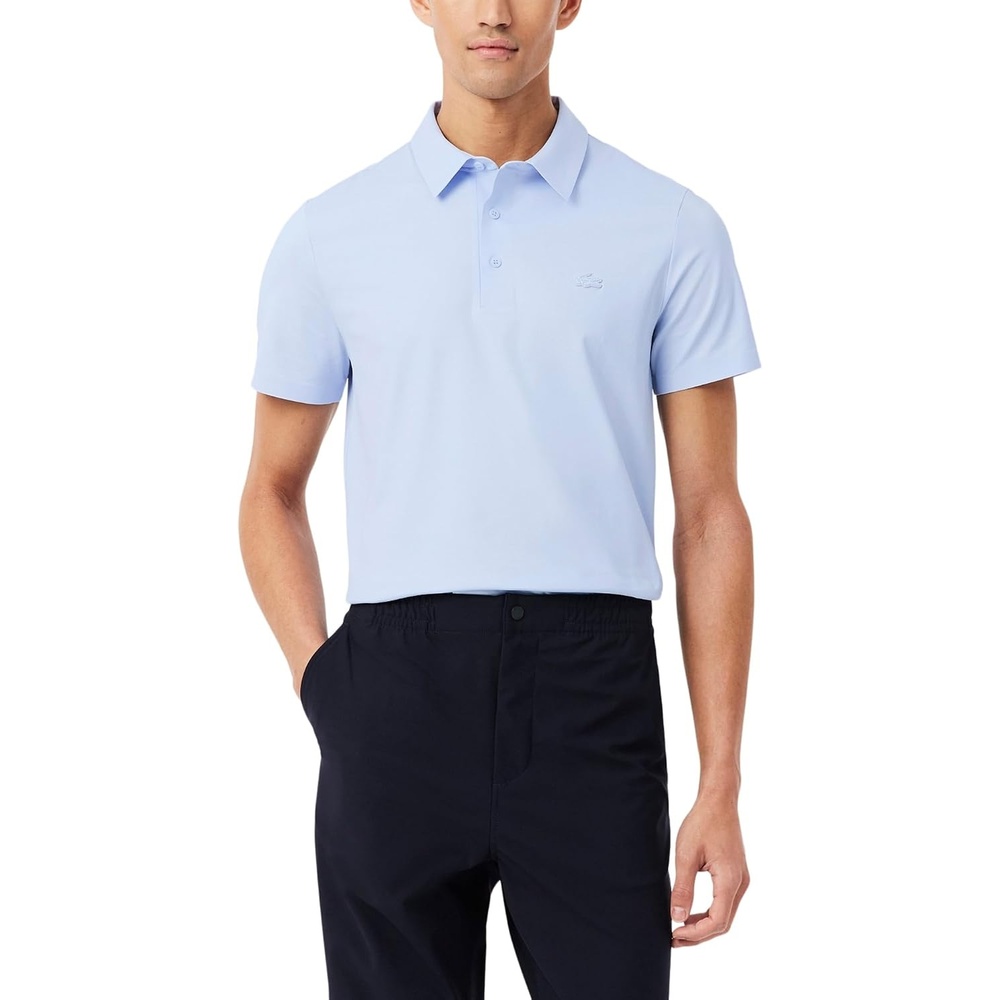image:imageLacoste Mens Regular Fit Commuter Polo ShirtPhoenix Blue