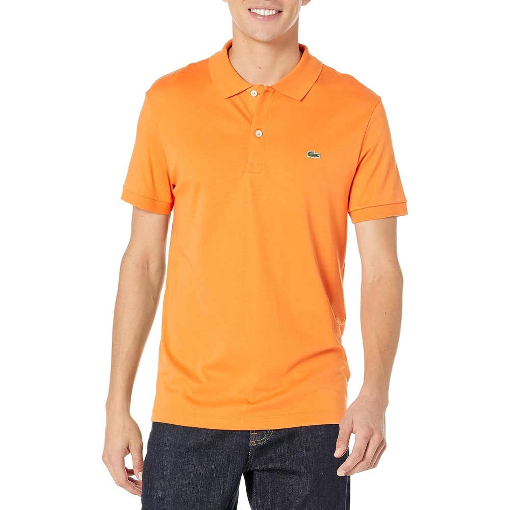 image:imageLacoste Mens Regular Fit Cotton Pima Polo ShirtCelosia