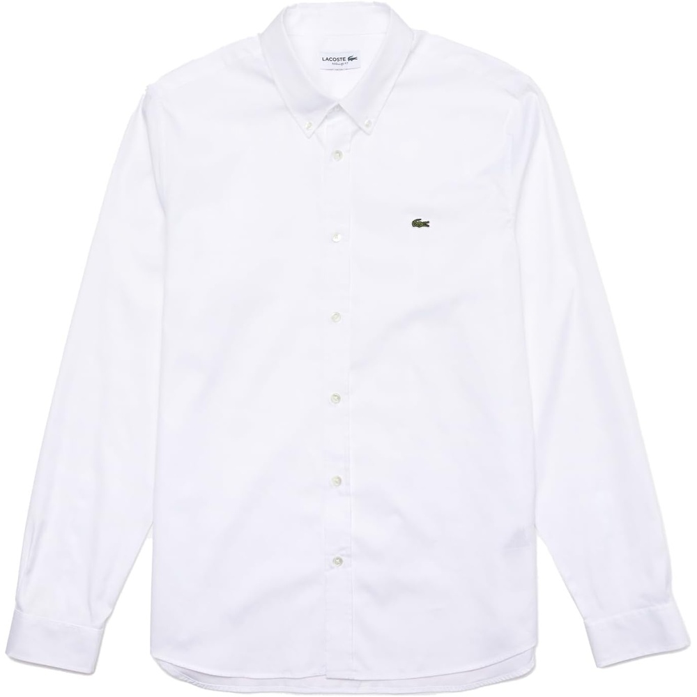 image:imageLacoste Mens Regular Fit Cotton Shirt White Medium
