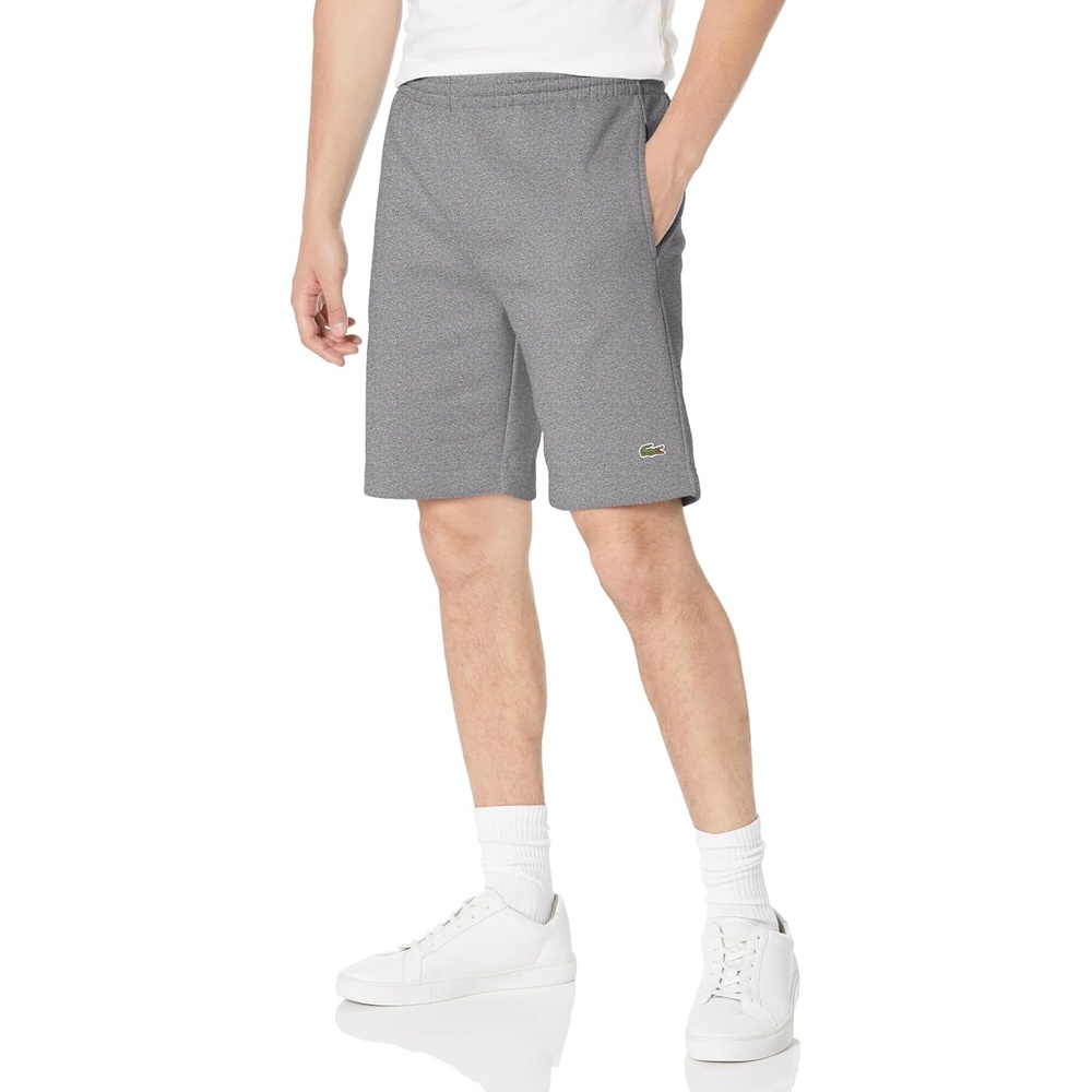 image:imageLacoste Mens Regular Fit Fleece ShortsEclipse Jaspe