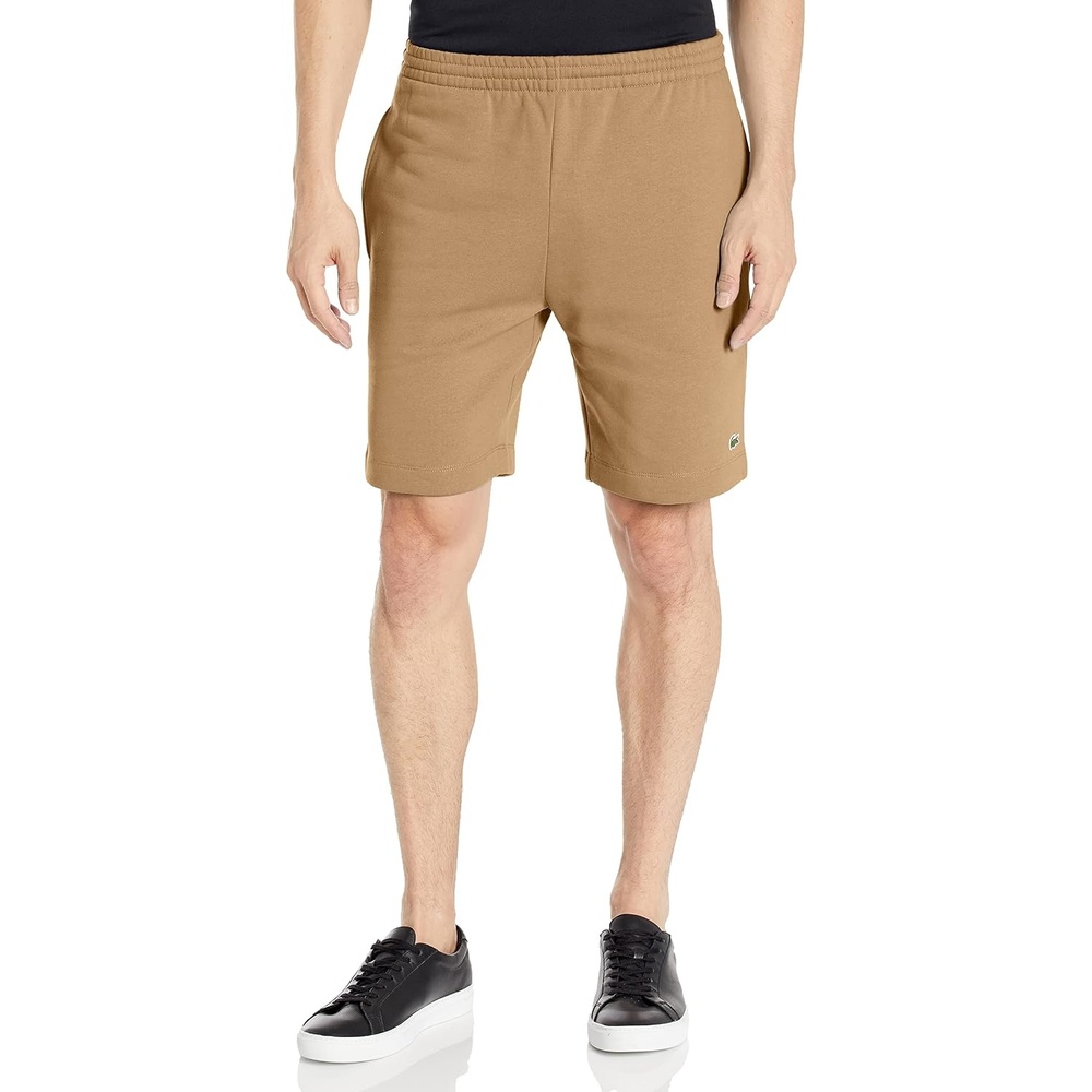 image:imageLacoste Mens Regular Fit Fleece ShortsLeafy