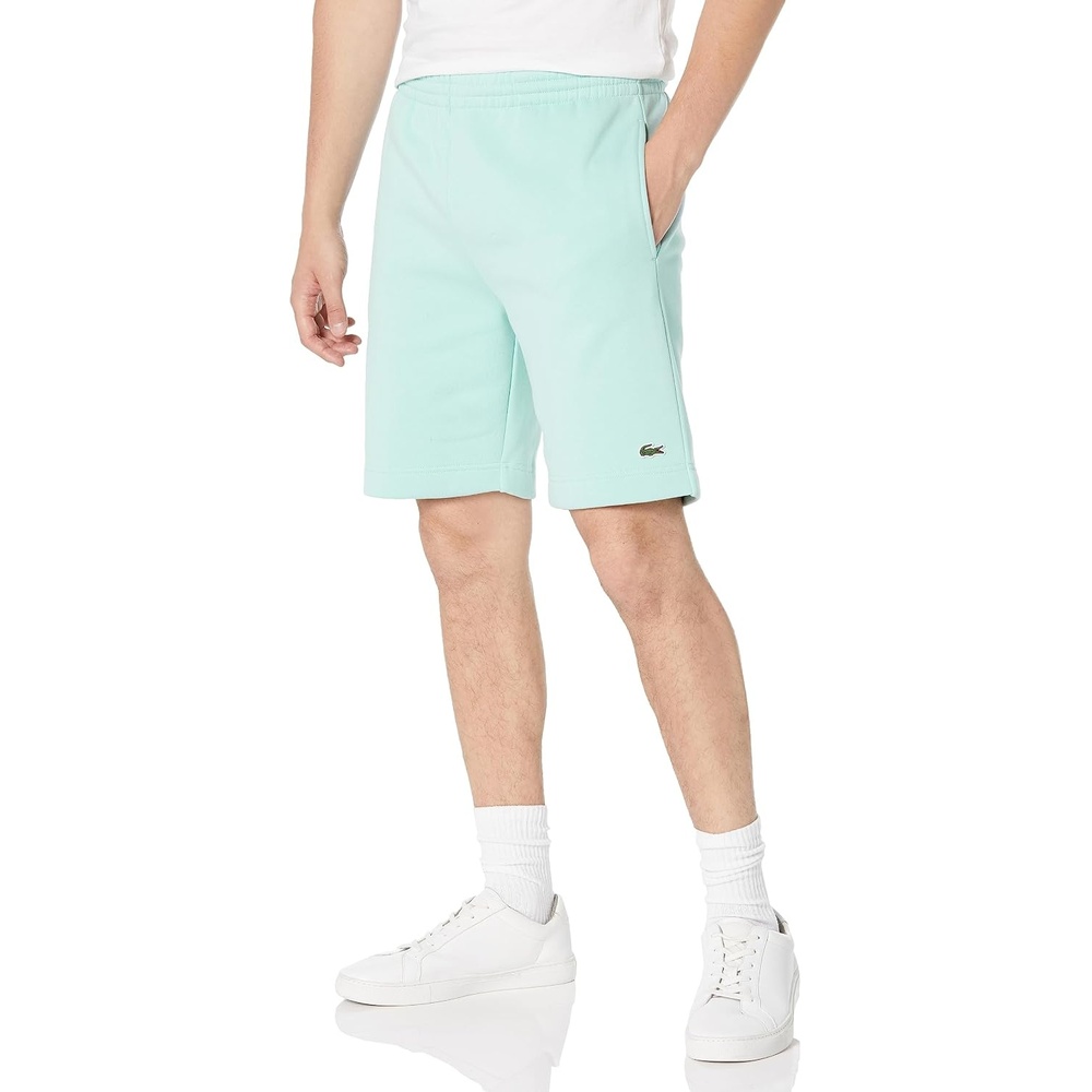 image:imageLacoste Mens Regular Fit Fleece ShortsPastille Mint