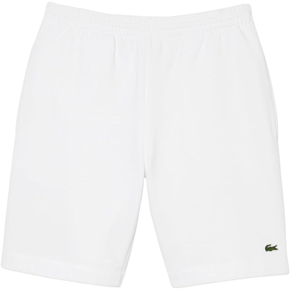 image:imageLacoste Mens Regular Fit Fleece ShortsWhite