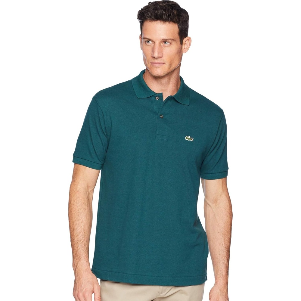 image:imageLacoste Mens Short Sleeve Classic Pique Polo ShirtAconit