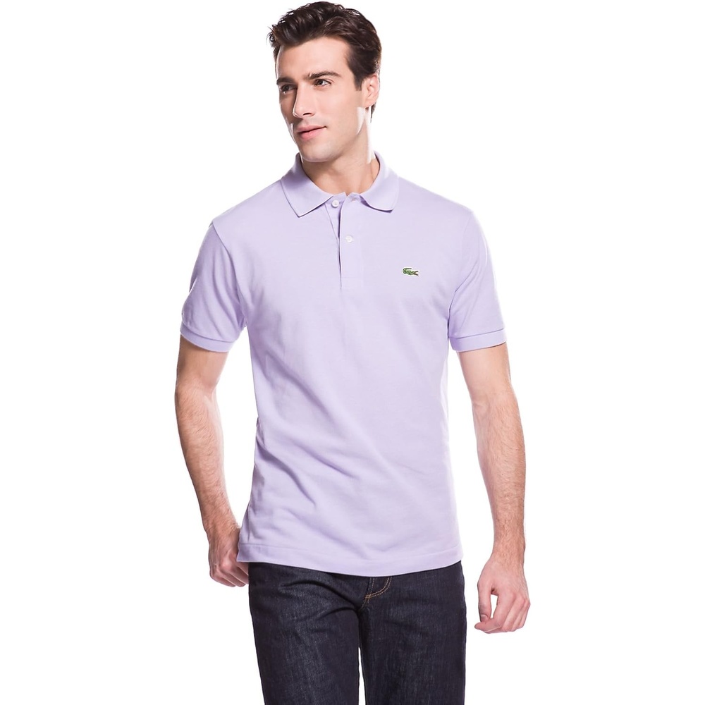 image:imageLacoste Mens Short Sleeve Classic Pique Polo ShirtAntirrhinum