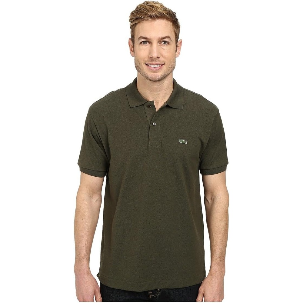 image:imageLacoste Mens Short Sleeve Classic Pique Polo ShirtBaobab
