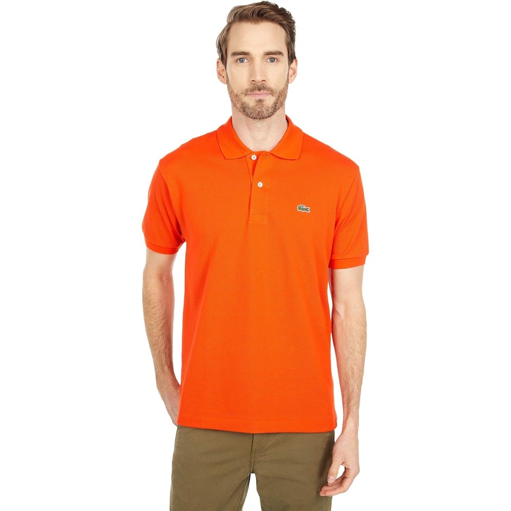 image:imageLacoste Mens Short Sleeve Classic Pique Polo ShirtGladiolus
