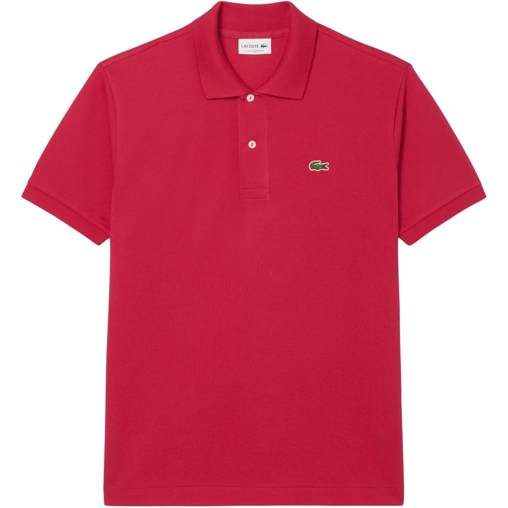 image:imageLacoste Mens Short Sleeve Classic Pique Polo ShirtRasberry Sorbet