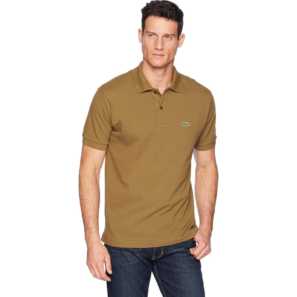 image:imageLacoste Mens Short Sleeve Classic Pique Polo ShirtSoldier