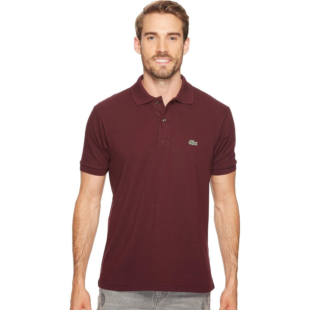 image:imageLacoste Mens Short Sleeve Classic Pique Polo ShirtVendange