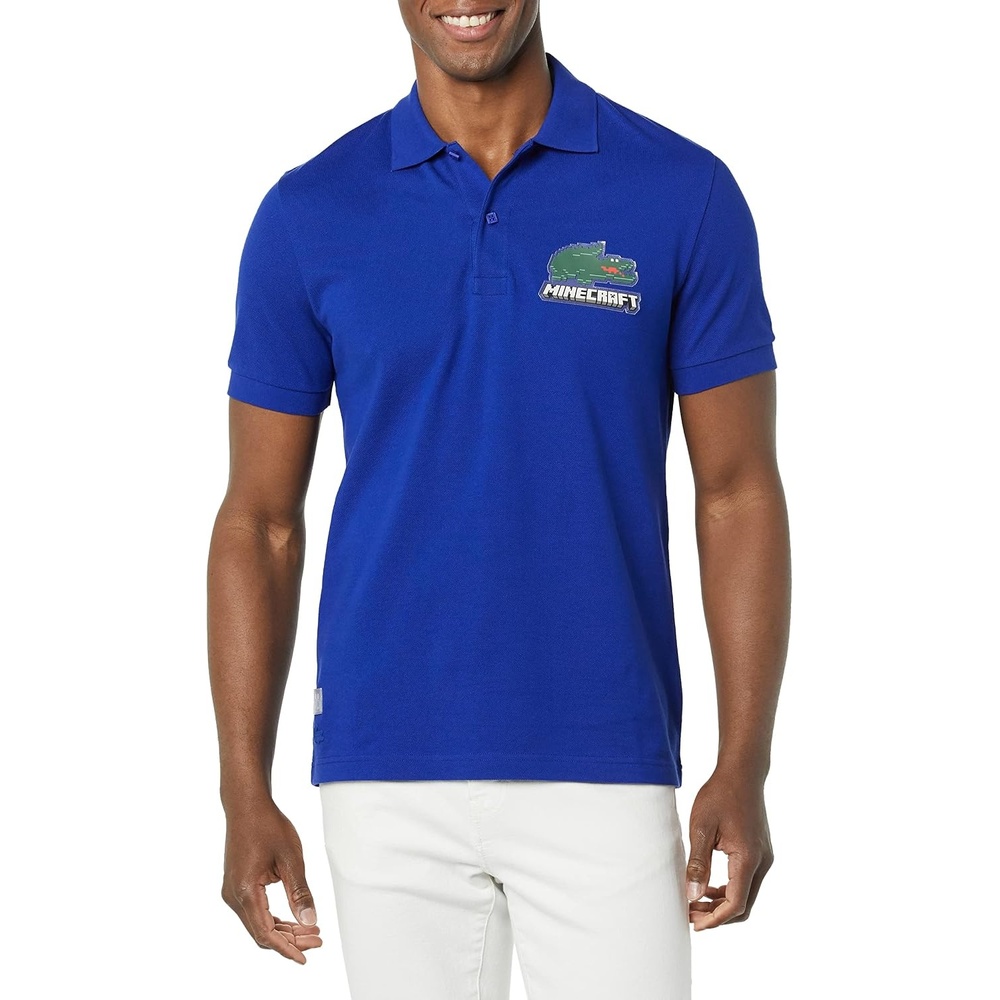 image:imageLacoste Mens Short Sleeve Minecraft Croc Polo ShirtCosmic