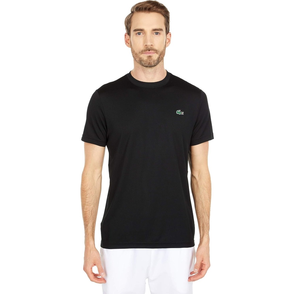 image:imageLacoste Mens Slim Fit Breathable Piqu TShirtBlack