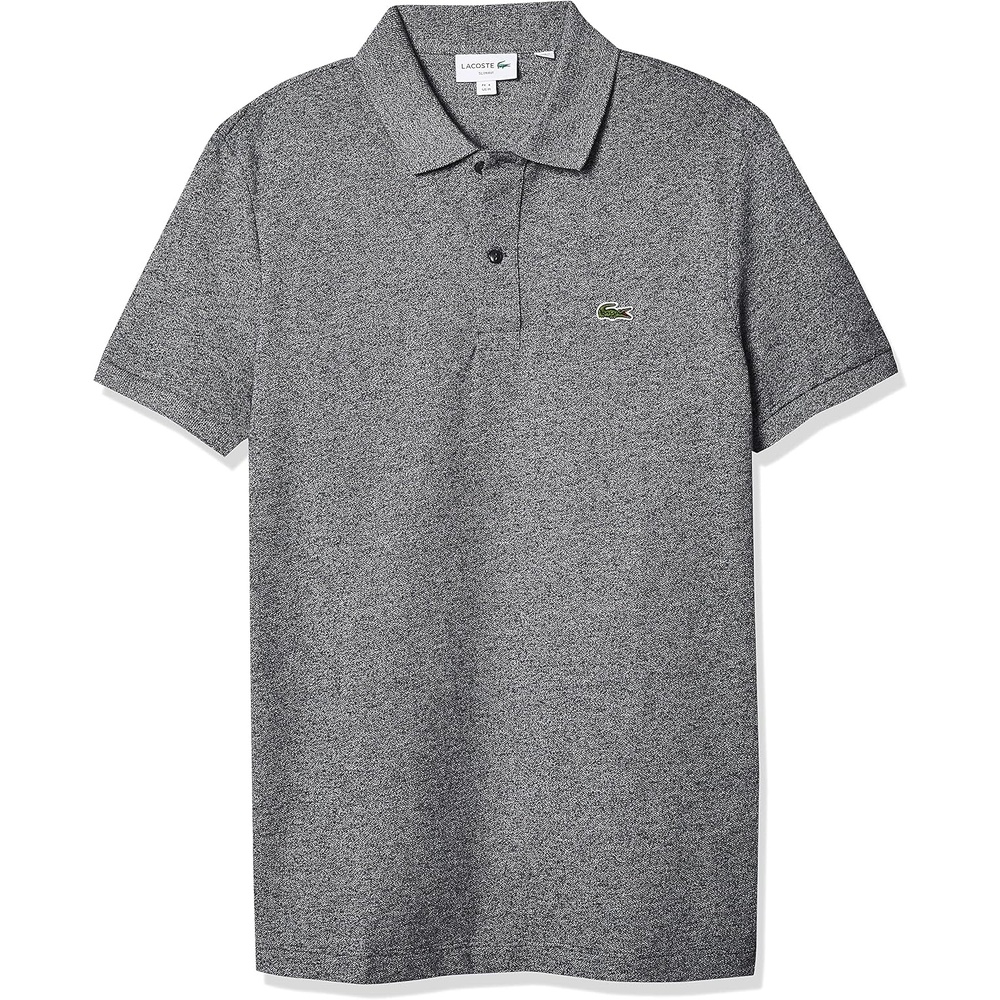 image:imageLacoste Mens Slim Fit L1212 Piqu Polo Shirt Eclipse Jaspe XXLarge