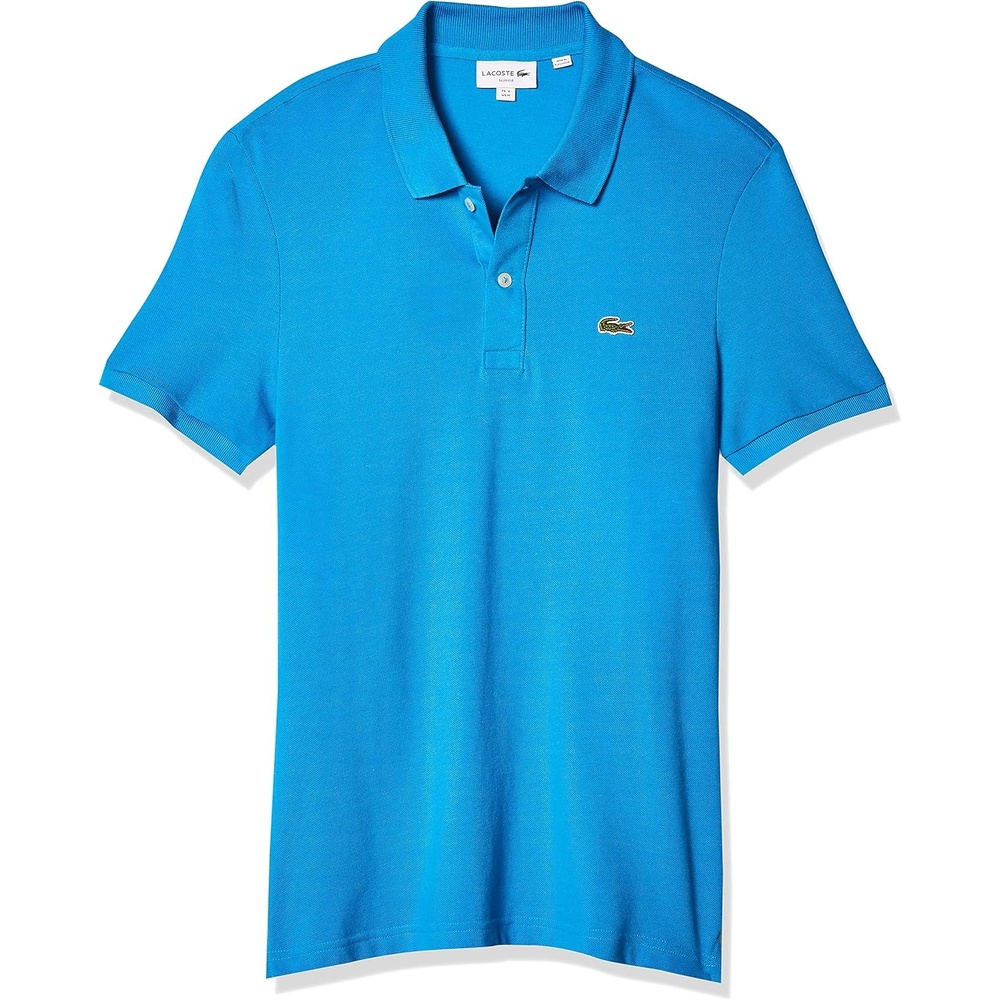 image:imageLacoste Mens Slim Fit L1212 Piqu Polo Shirt Ibiza Small