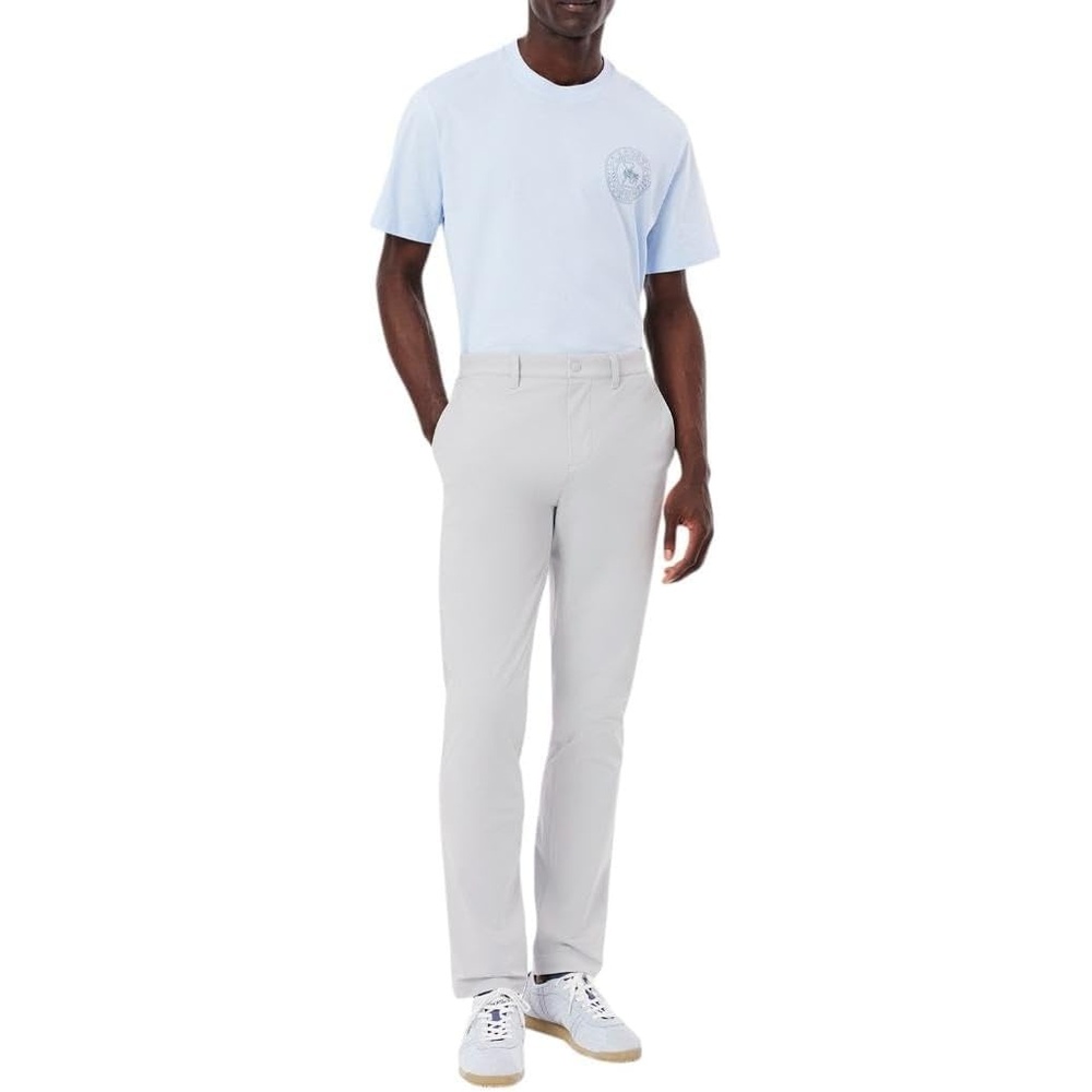 image:imageLacoste Mens Slim Fit Stretch Commuter PantsGray