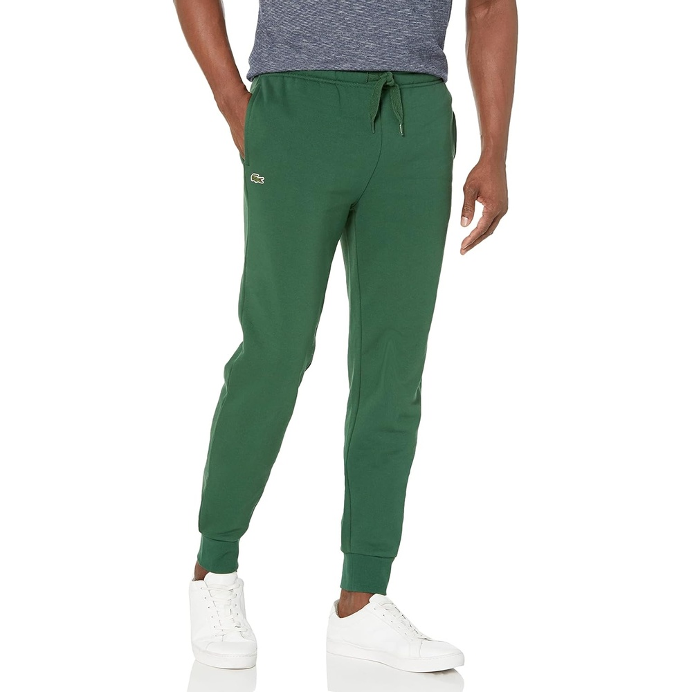 image:imageLacoste Mens Sport Fleece Trackpant With Rib Leg OpeningGreen