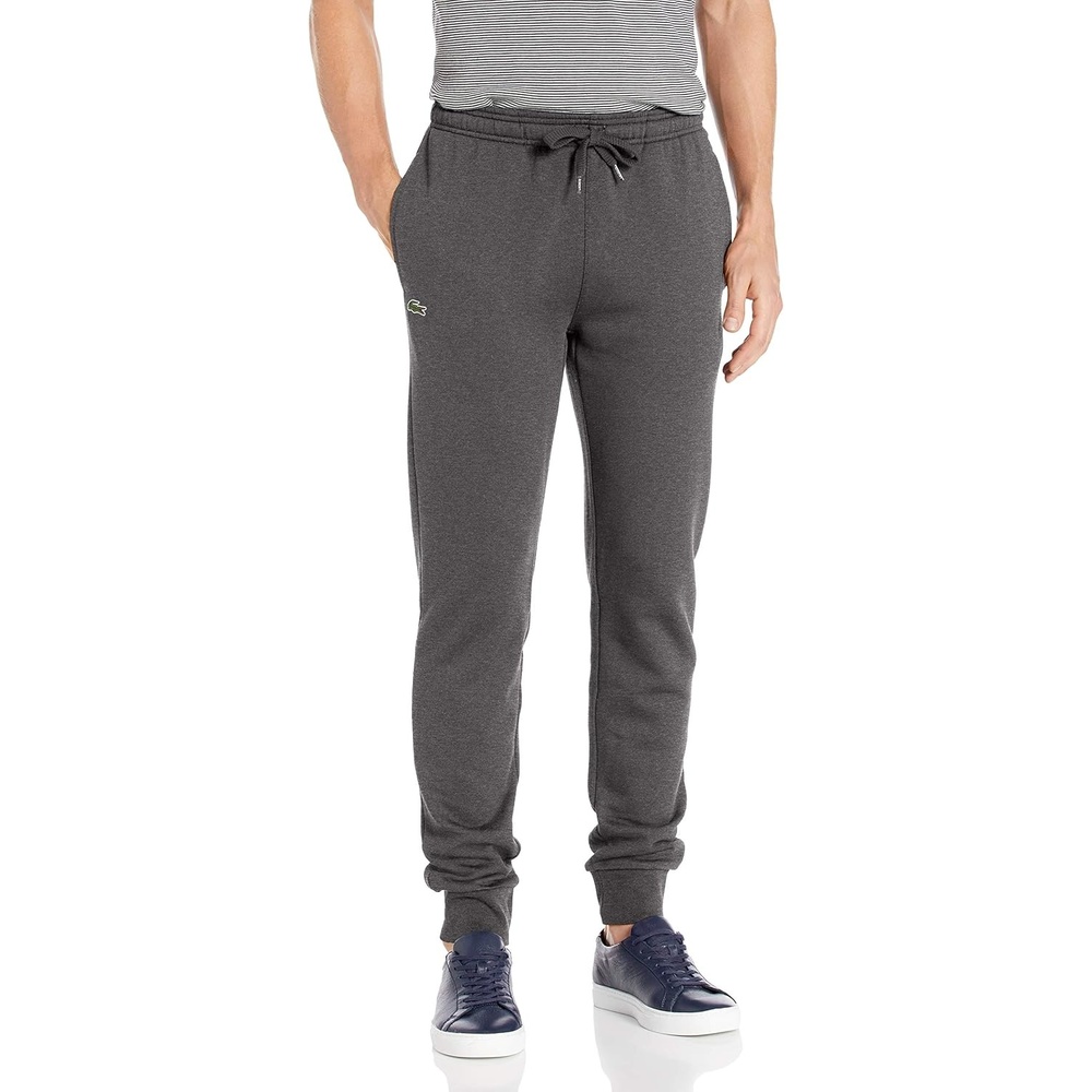 image:imageLacoste Mens Sport Fleece Trackpant With Rib Leg OpeningPitch Chine