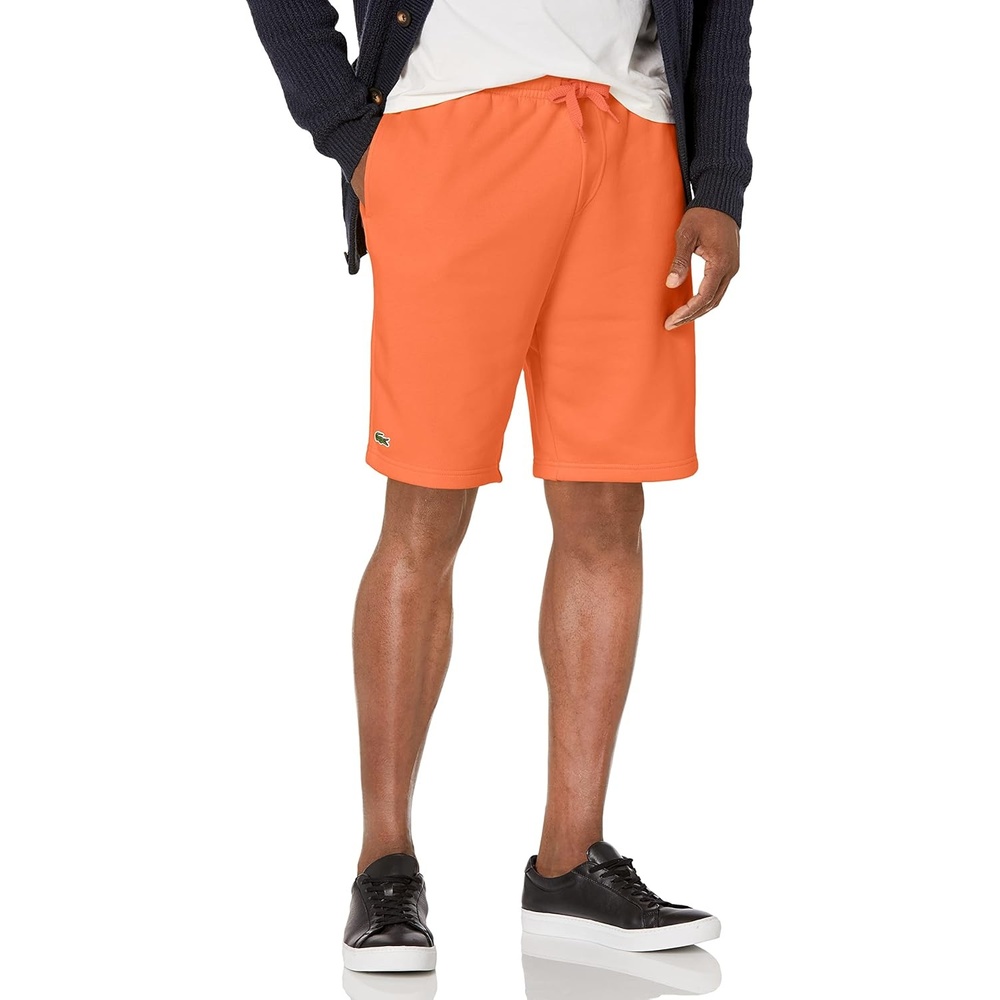 image:imageLacoste Mens Sport Tennis Fleece ShortMandarin Tree Orange