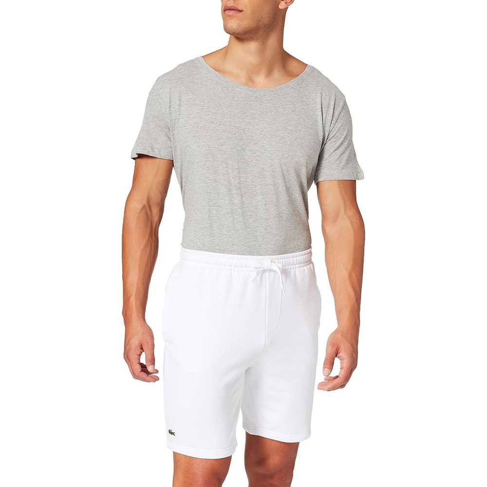 image:imageLacoste Mens Sport Tennis Fleece ShortWhite
