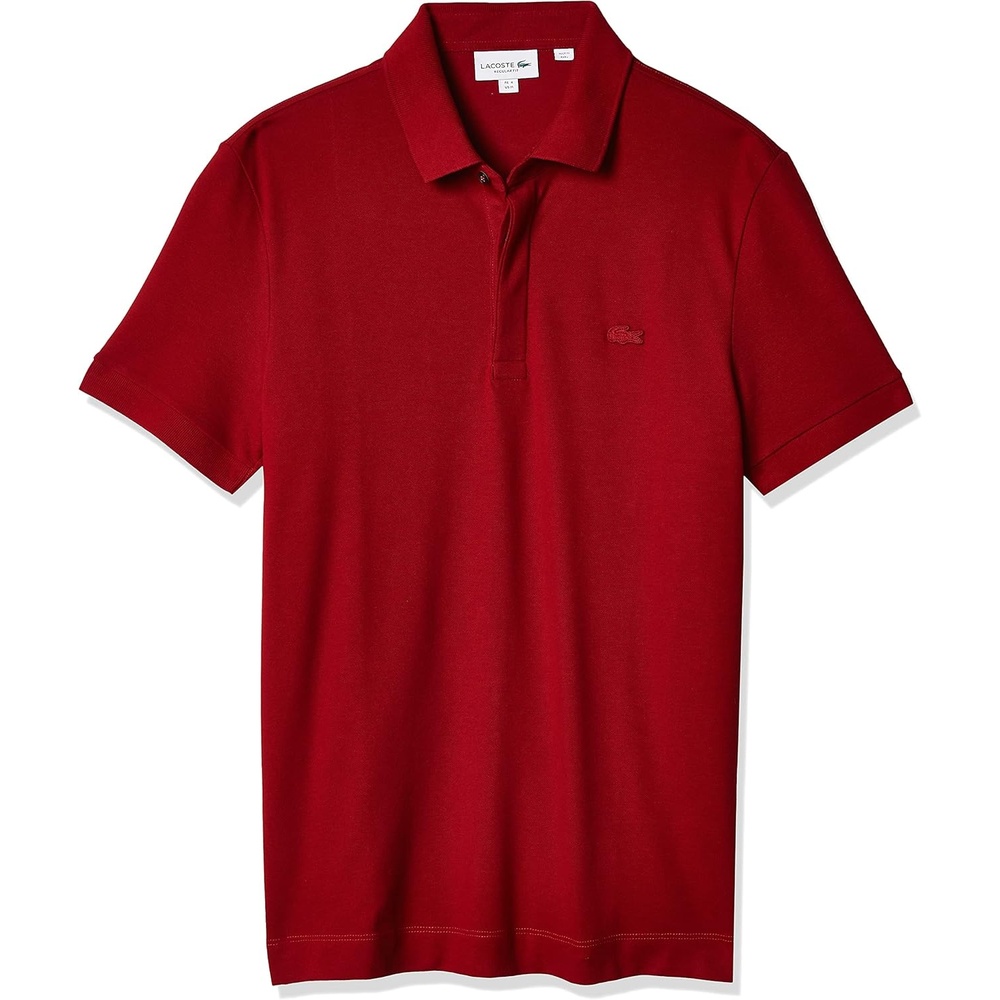 image:imageLacoste Mens Stretch Cotton Paris PoloAlizarin