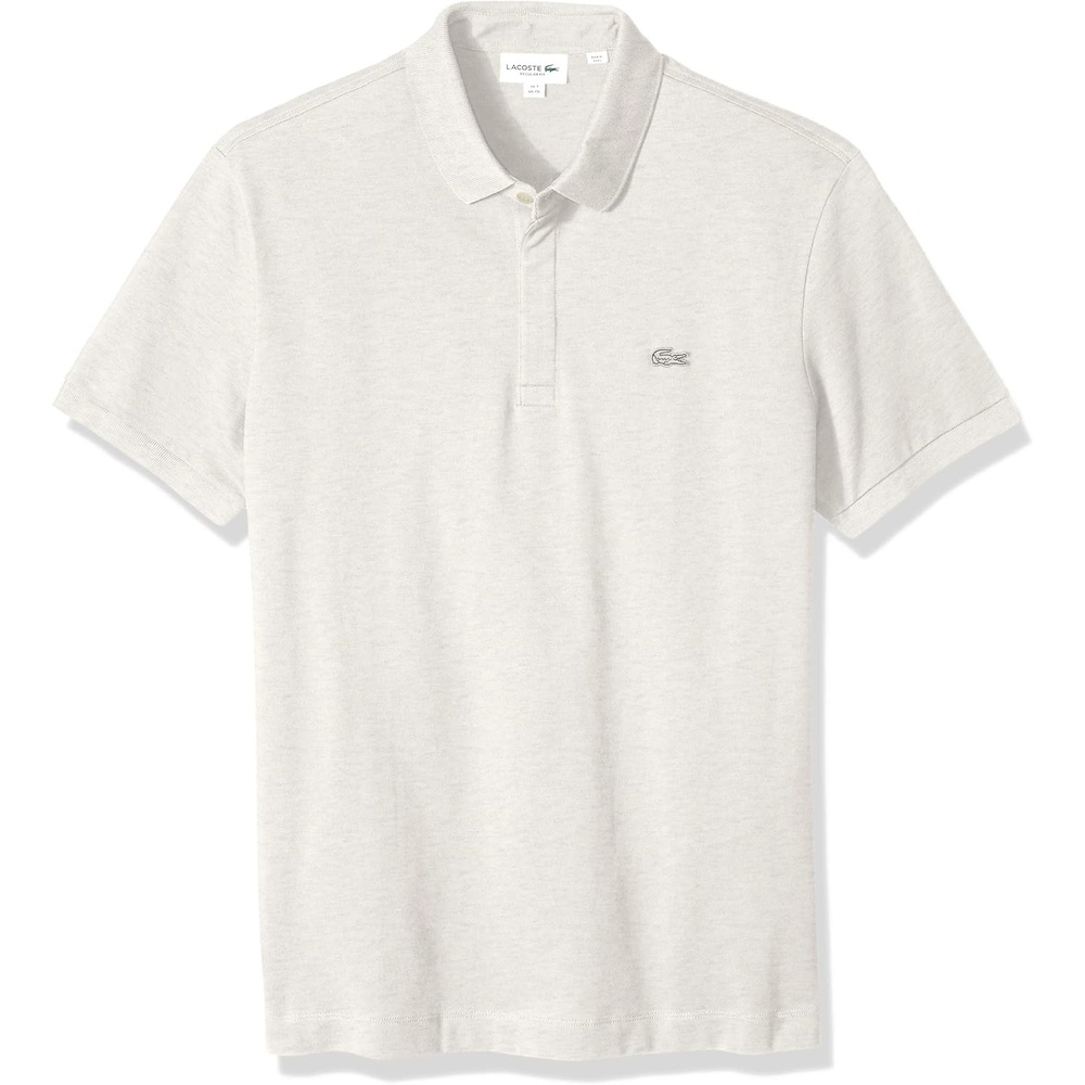 image:imageLacoste Mens Stretch Cotton Paris PoloAlpes Grey Heathered
