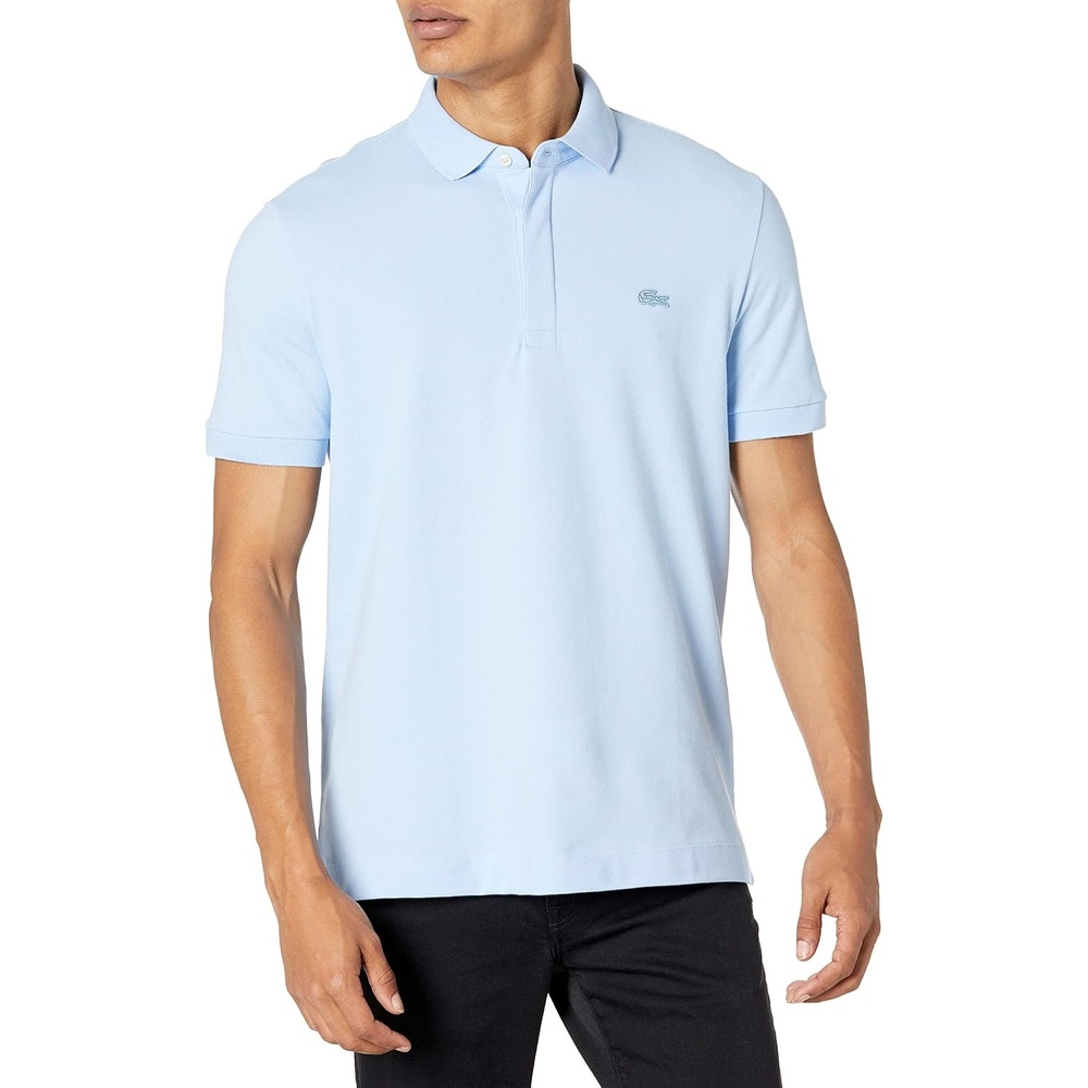 image:imageLacoste Mens Stretch Cotton Paris PoloLight Blue