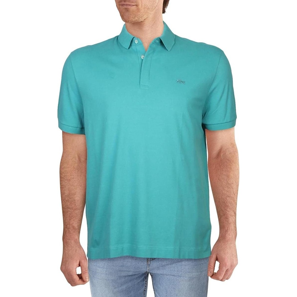 image:imageLacoste Mens Stretch Cotton Paris PoloNiagara Blue
