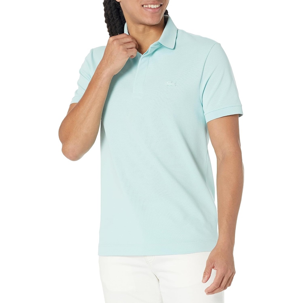 image:imageLacoste Mens Stretch Cotton Paris PoloPastille Mint