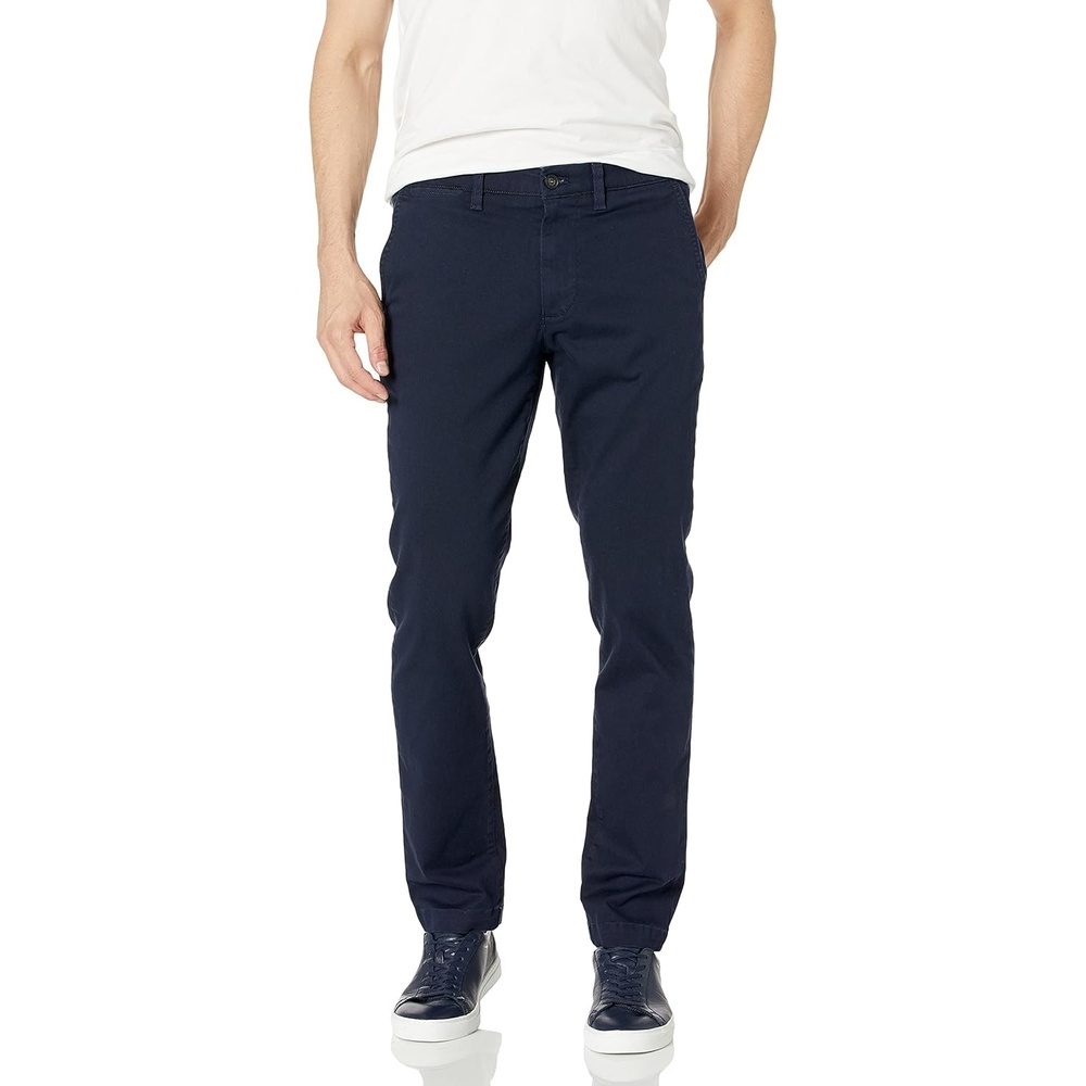 image:imageLacoste Mens Stretch Slim FIT 5 Pocket ChinoNavy Blue