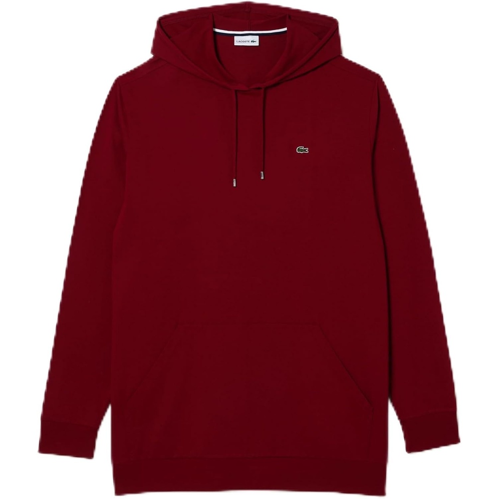 image:imageLacoste Mens Tall Fit Hooded TshirtBordeaux