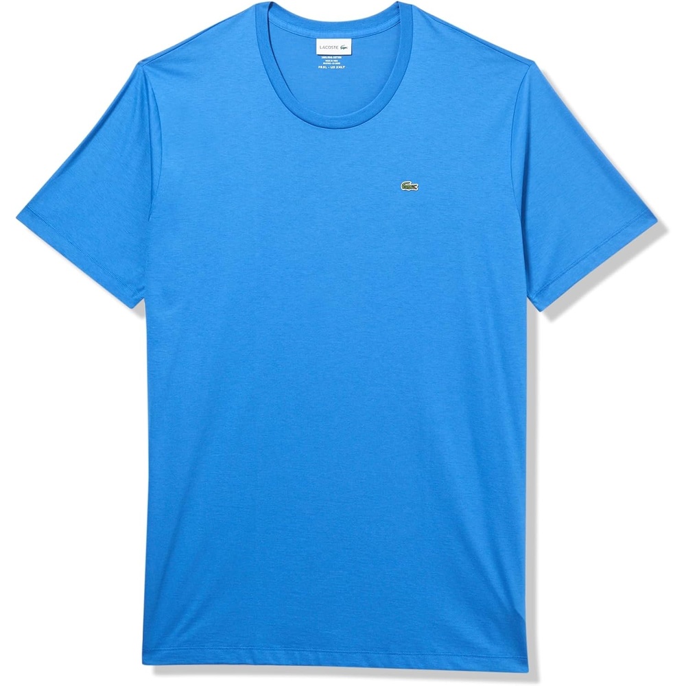 image:imageLacoste Mens Tall Fit VNeck Short Sleeve Regular Fit Pima Cotton TShirtKingdom