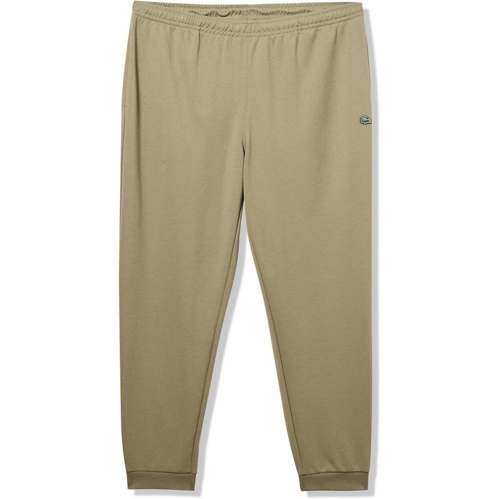 image:imageLacoste Mens Tapered Leg Jersey PantsKhaki