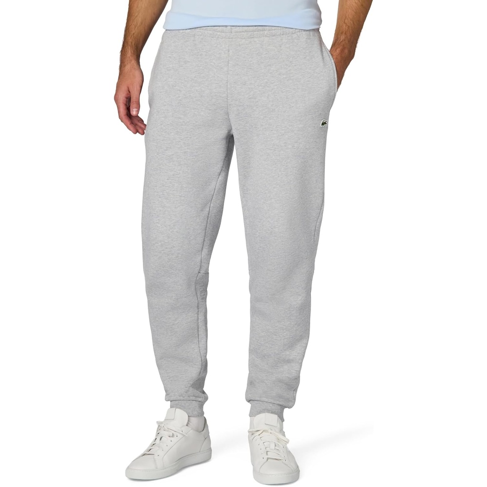 image:imageLacoste Mens Tapered Leg SweatpantsArgent Chine