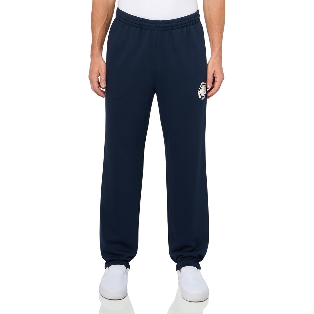 image:imageLacoste Mens Tennis Print SweatpantsNavy Blue