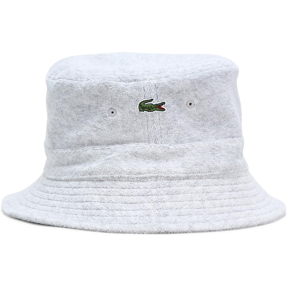 image:imageLacoste Mens Terry Bucket HatGrey Chine