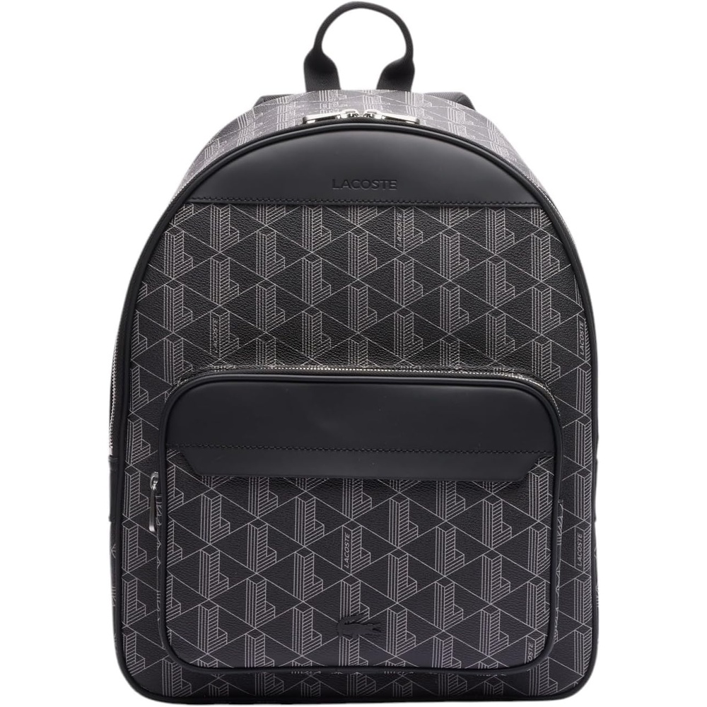 image:imageLacoste Mens The Blend Monogram Backpack Monogram Brown One SizeBlack