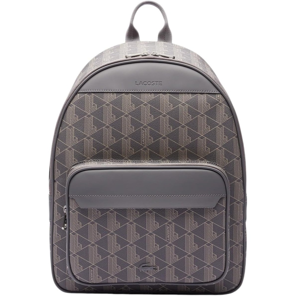 image:imageLacoste Mens The Blend Monogram Backpack Monogram Brown One SizeMonogram Brown