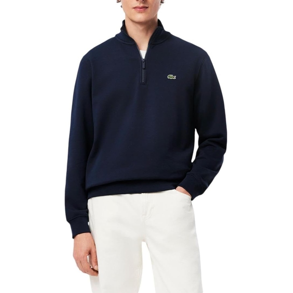image:imageLacoste Mens Zip Up SweatshirtNavy Blue