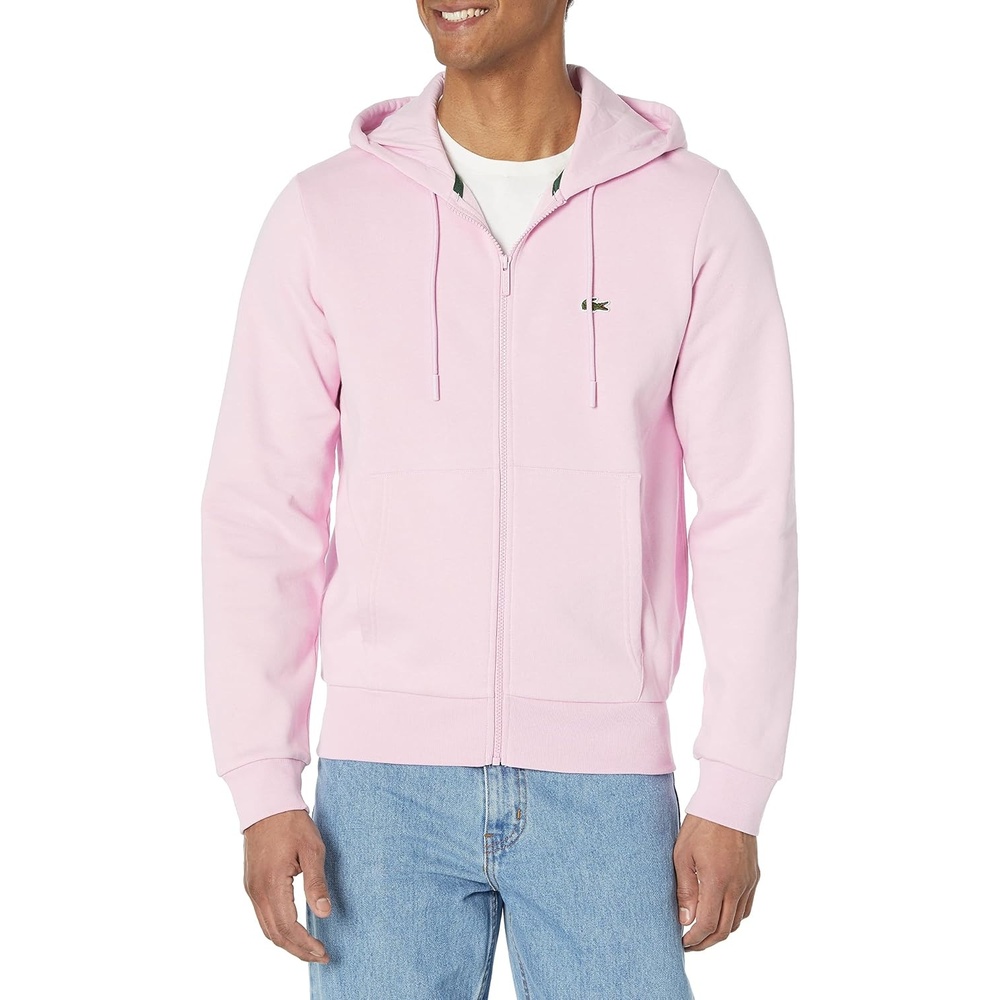 image:imageLacoste Mens ZipUp Fleece HoodieAlbizia