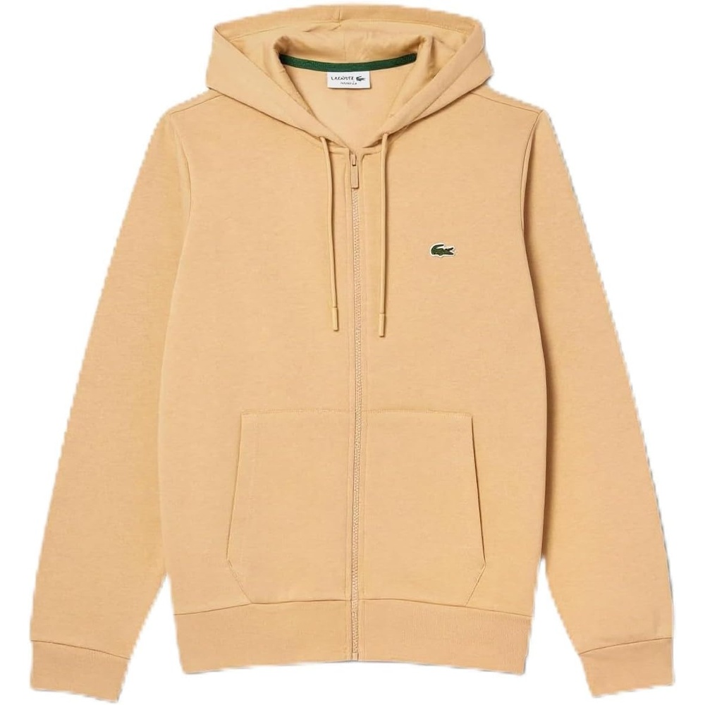 image:imageLacoste Mens ZipUp Fleece HoodieCroissant