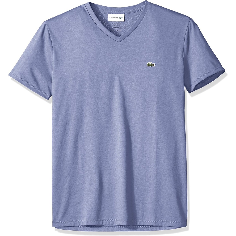 image:imageLacoste Monochrome Cotton Pima Jersey Crew Neck TShirtPurpy