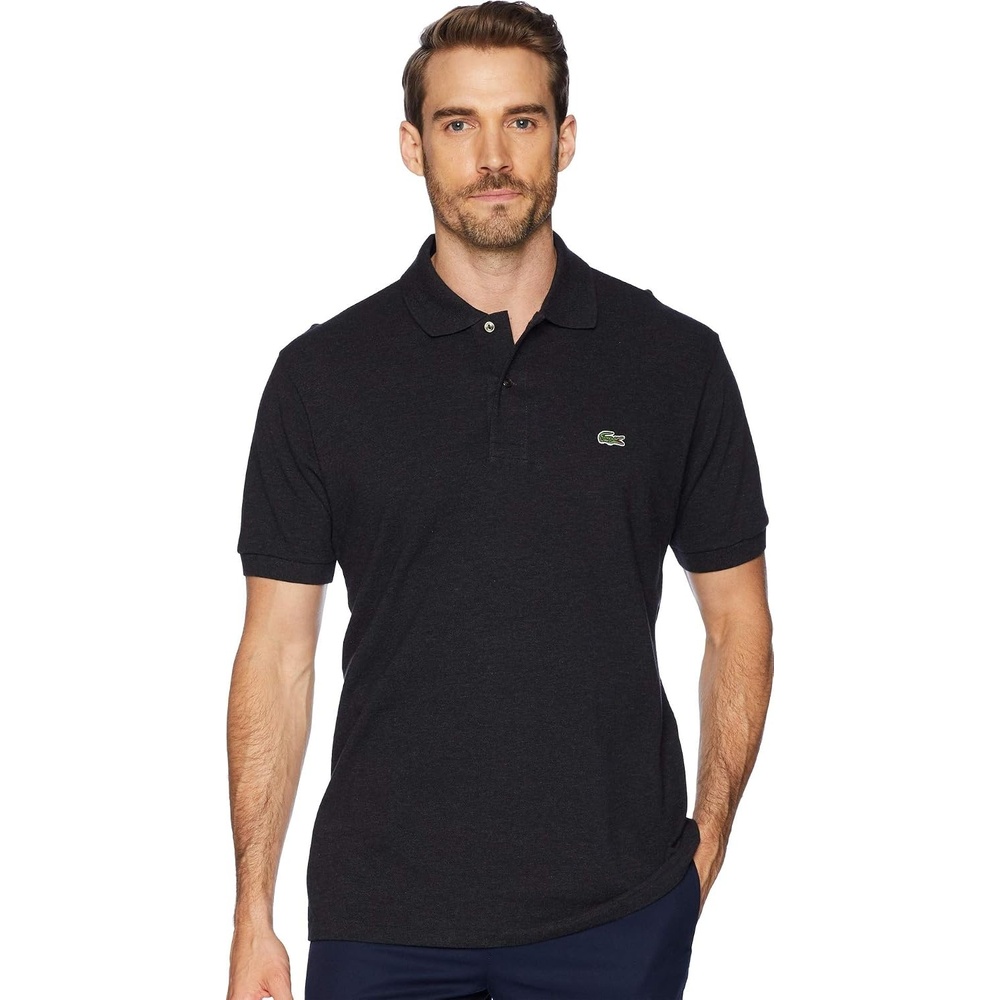 image:imageLacoste Short Sleeve Classic Fit Chine Pique Polo Shirt L1264 ShirtLightning Chine