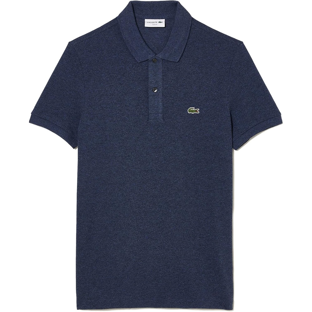 image:imageLacoste Short Sleeve Classic Fit Chine Pique Polo Shirt L1264 ShirtNebula China
