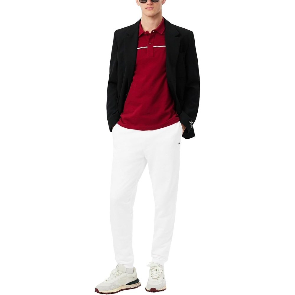image:imageLacoste Tapered Leg SweatpantsWhite