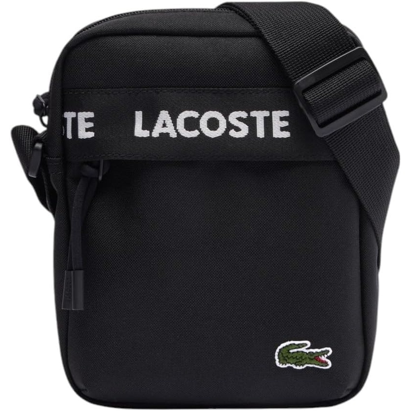 image:imageLacoste Unisex Neocroc Seasonal Crossbody BagTape Black