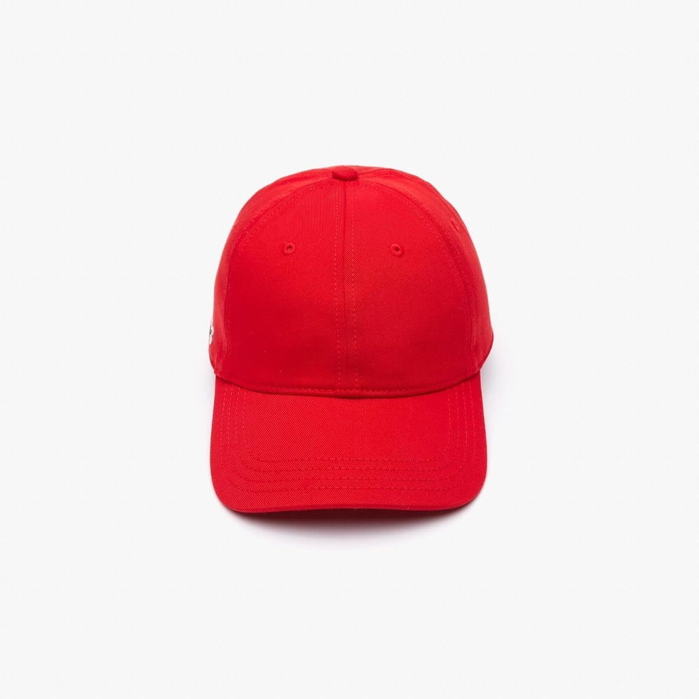 image:imageLacoste UnisexAdult Organic Side Logo Cotton Twill CapBuoy