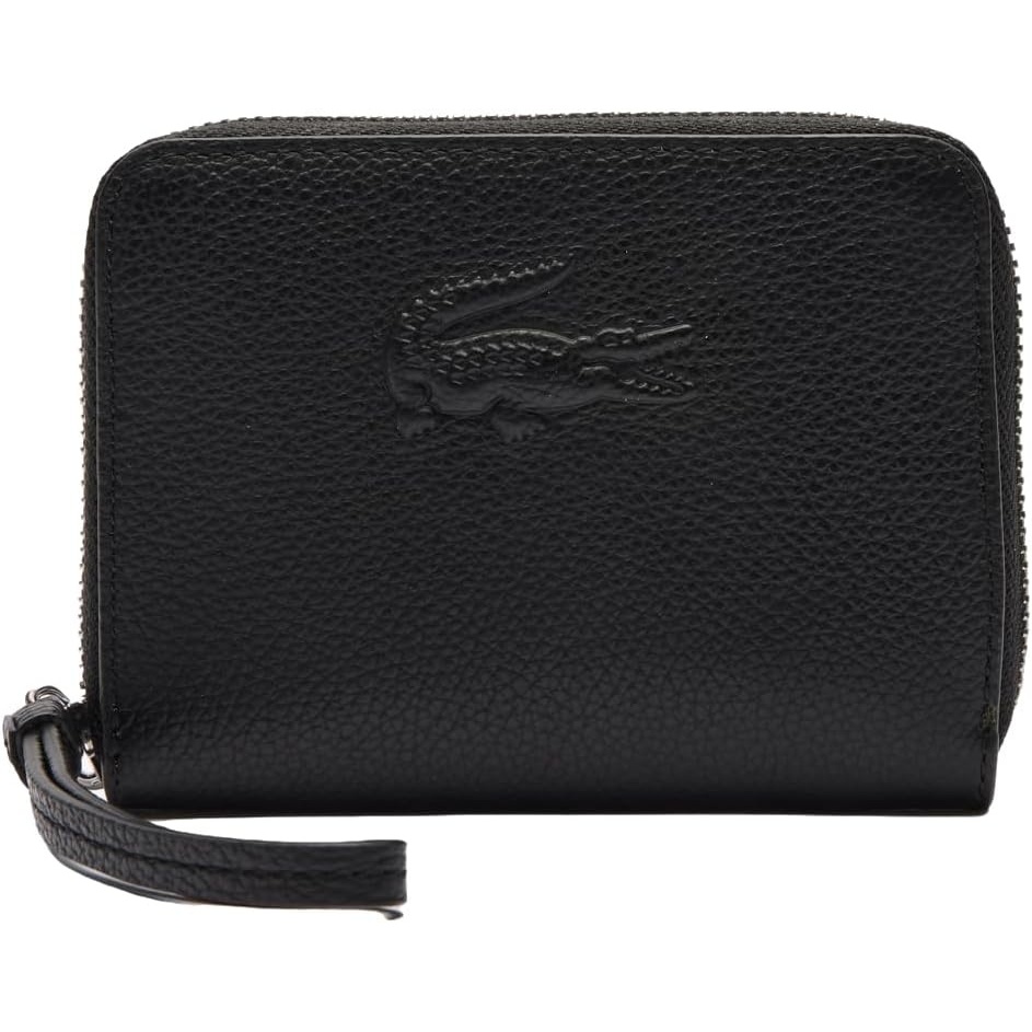 image:imageLacoste Womens City Court Grain Leather Coin Purse Black One Size