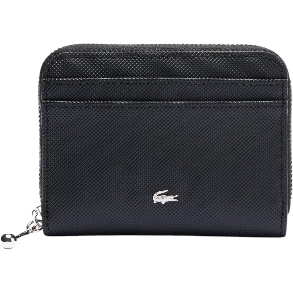 image:imageLacoste Womens Daily City Small Zipped Billfold Black One Size